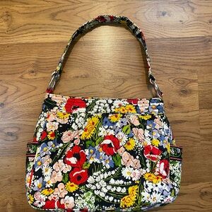 Vera Bradley Multicolor Floral Shoulder Bag. Worn twice!